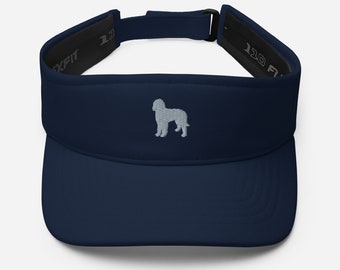 Daszek Bernedoodle, letni kapelusz Bernedoodle, prezent Bernedoodle, haftowany daszek unisex, kapelusz dla mamy i taty psa.