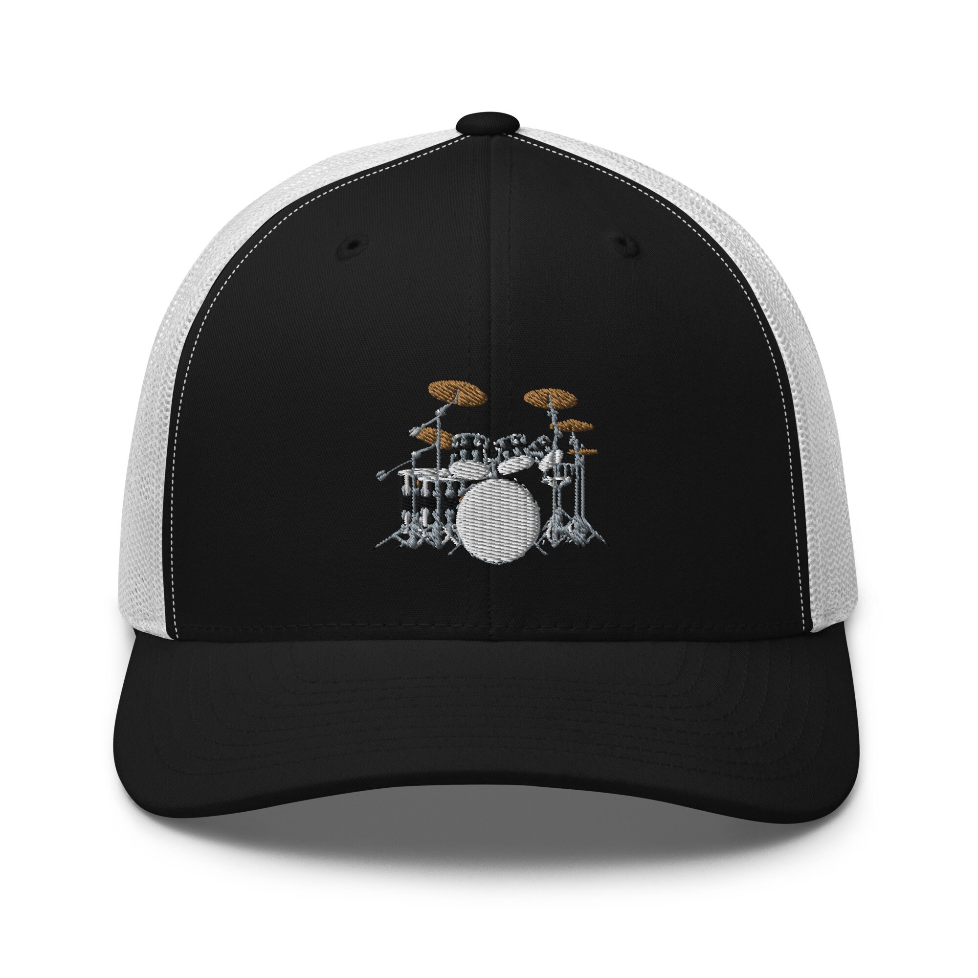 Drummer Trucker Hat, Drummer Hats for Men, Drum Hat, Embroidered Unisex ...