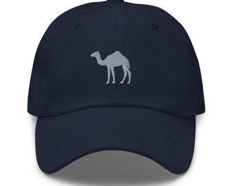 Embroidered Camel Baseball Cap: Women's Floral Flower Hat Design