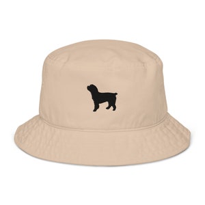 Cockapoo hat, embroidered unisex Organic bucket Hat, cockapoo gift for cockapoo mom and dad.