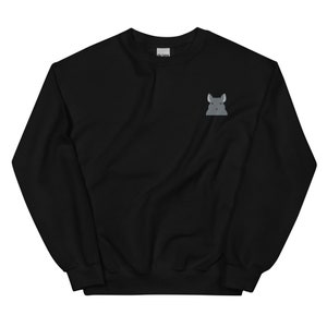 Chinchilla Sweatshirt, Embroidered Unisex Sweatshirt, Chinchilla Gifts, birthday, Christmas.