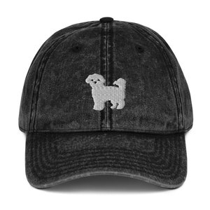 Cappello maltese bianco, cappello vintage ricamato, regalo maltese, cappello maltese per mamma e papà, regalo per gli amanti dei maltesi, nuovi modelli di cappelli vintage.