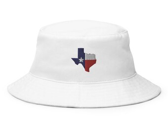 Chapéu do Texas, chapéu de balde unissex bordado, presentes do Texas, chapéu do amor do Texas.
