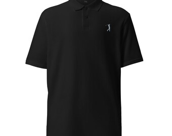 Golf polo shirt, embroidered Unisex pique polo shirt, golf gifts for men, fathers day, birthday, Christmas gifts.