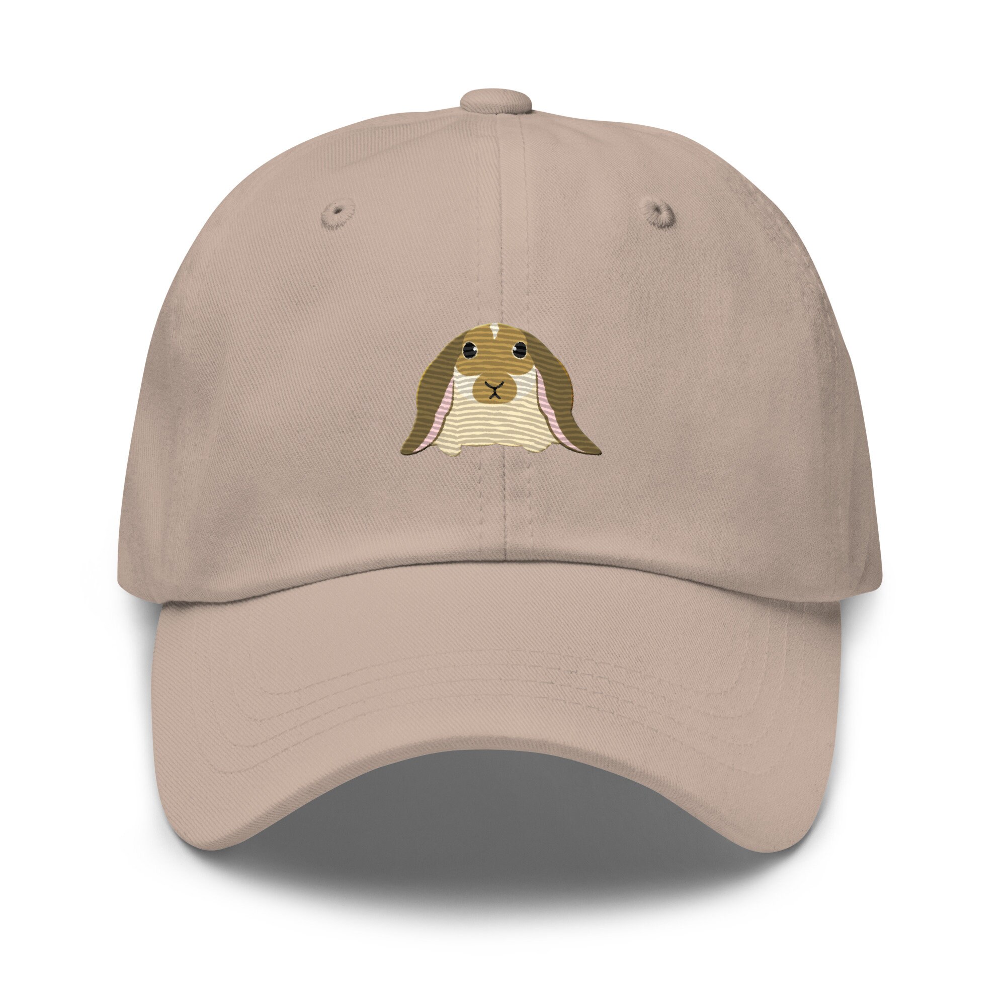 Swamp Rabbit Hat English Lop Rabbit Hat, Full Color Embroidered Unisex Baseball Hat, for ...