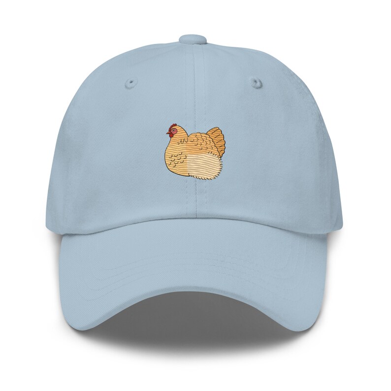 Buff Orpington Chicken Hat, Embroidered Unisex Dad Hat, Buff Orpington ...