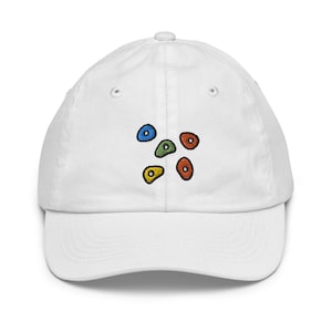 Bouldering Kids hat, Embroidered unisex Youth Baseball Cap, bouldering Gifts, 2-10 year old.