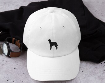 Black labrador retriever hat, embroidered unisex baseball hat, black lab hat, black lab mom hat, black lab dad hat, dog lover gift.