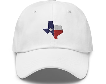 Chapéu do Texas, chapéu de beisebol unissex bordado, presentes do Texas, chapéu do amor do Texas.
