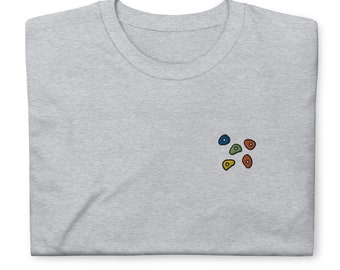 Bouldering shirt, embroidered Short-Sleeve Unisex T-Shirt, Bouldering gifts.