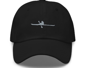 Cappello da kayak, cappello da kayak, berretto da baseball unisex ricamato, design 3, regalo per kayak da uomo.