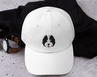 Chapeau Sheepadoodle, chapeau sheepadoodle brodé, cadeaux sheepadoodle, chapeau unisexe papa, casquette sheepadoodle.