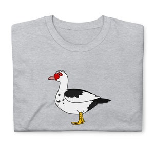 Muscovy duck shirt, Short-Sleeve Unisex T-Shirt, Muscovy duck gifts for Muscovy duck lovers.