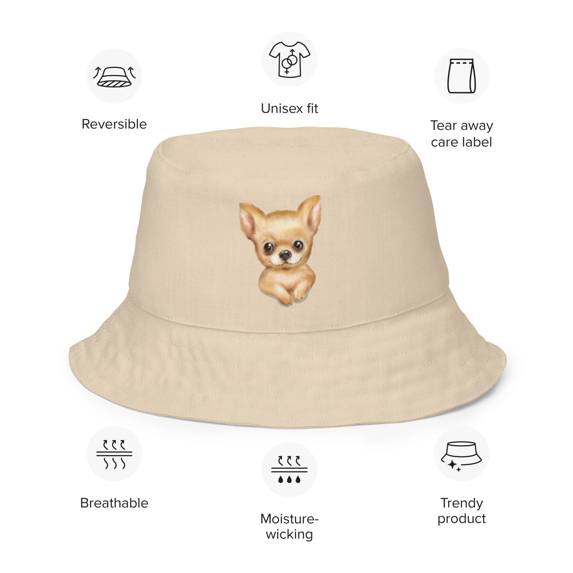 帽子 THE.H.W.DOG Small Bucket Hat THE.H.W.DOG Small Bucket Hat(Beige/Navy) – BASE L.H.P