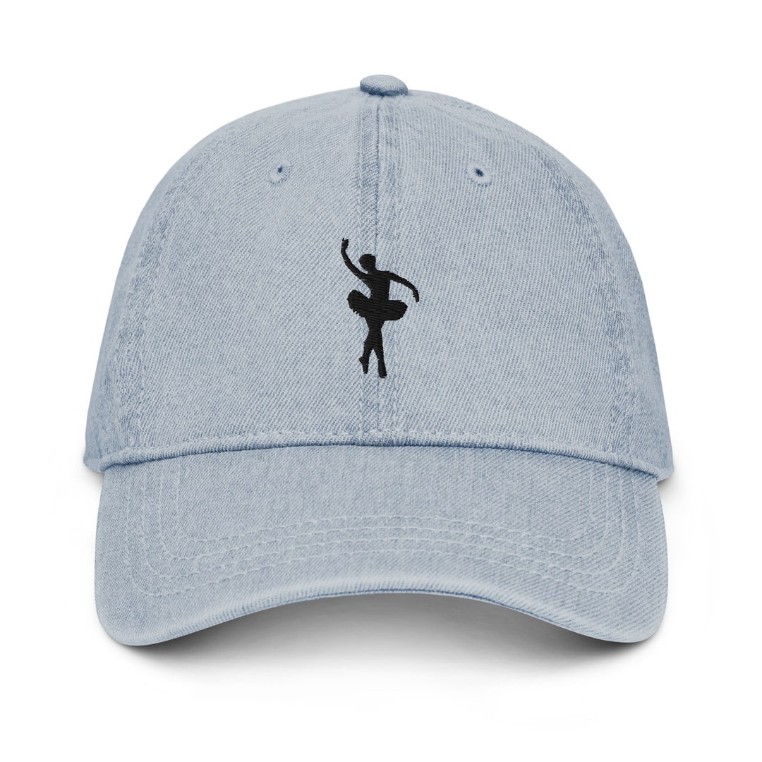 Ballet Hat, Embroidered Unisex Denim Hat, Ballet Gifts, for Team, Coach ...