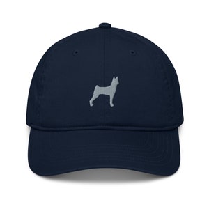 Gorro Basenji, gorro orgánico unisex bordado, regalo de basenji, gorro para amantes de los perros.