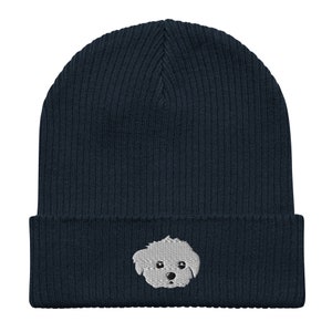 Berretto maltese, berretto unisex ricamato in 100% cotone biologico a coste, per bambini e adulti, regali maltesi.