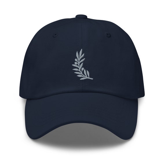 Olive Branch Hat, Embroidered Unisex Baseball Hat, Plant  display picture 1
