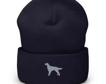 Berretto Invernale Con Risvolto Per Proprietari Di Setter - Ricamato, Unisex, Caldo E Morbido - Colore: Rosso Irlandese/Nero - 6