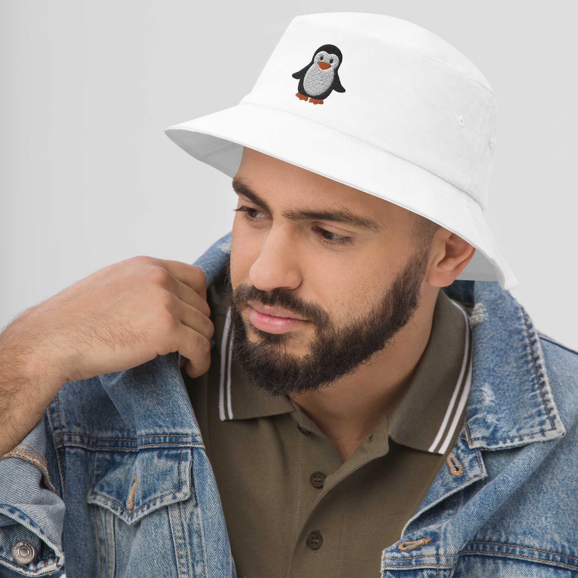 Penguin by Golfickers [BUCKET HAT] ホワイト Penguin by Golfickers