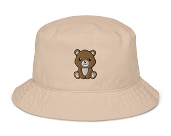 [MARITHE]★24FW★韓国人気★DOODLE BEAR BUCKET HAT DOODLE BEAR BUCKET HAT ivory - MARITHÉ+FRANҪOIS GIRBAUD