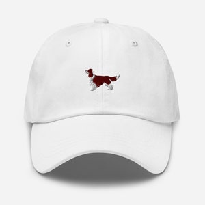 English springer spaniel hat, embroidered unisex Dad Hat, English springer spaniel gift, dog mom dad hat.