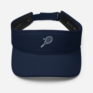Embroidered tennis visor, unisex visor, tennis visors for women, tennis visor men, tennis gifts, tennis hat.