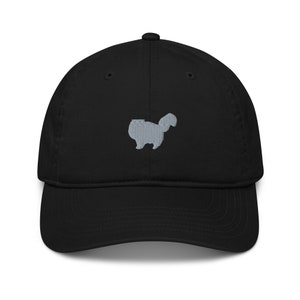 Embroidered persian cat hat, persian cat cap, persian cat gift for women and men, unisex organic dad hat.