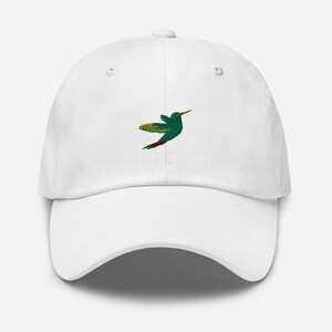 Hummingbird hat, embroidered unisex hat, hummingbird gift, hummingbird lover hat.