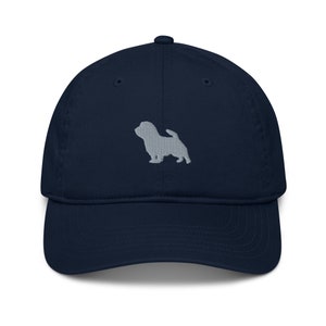 Norfolk terrier hat, norfolk terrier gift, embroidered unisex Organic Dad Hat.