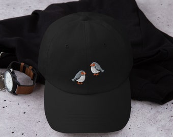 Finches hat, finches bird hat, embroidered unisex baseball hat, finches gifts for finches lovers.