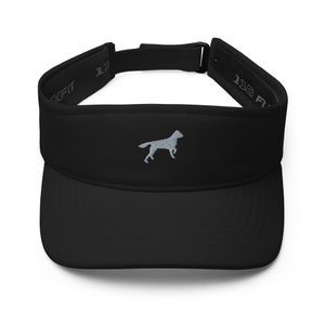Small Münsterländer hat, embroidered Visor hat, Small Münsterländer gift.