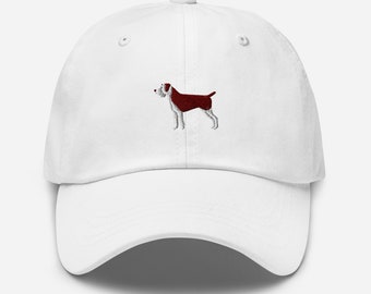 German Wirehaired Pointer hat, embroidered unisex dad hat, German Wirehaired Pointer gifts, dog mom dad hat.