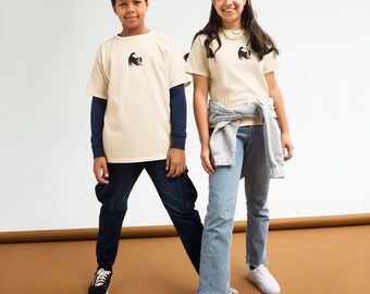 Custom embroidered youth shirt, Youth classic tee, personalized gifts, personalized shirt for birthday, Christmas.