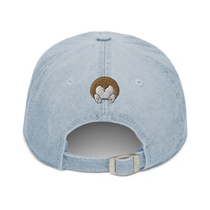 Funny corgi face and butt hat double sided, Corgi hat, corgi gifts for women and men, embroidered unisex Denim Hat, kawaii corgi hat.