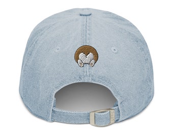 Visage de corgi drôle et chapeau de fesses double face, chapeau Corgi, cadeaux corgi pour femmes et hommes, chapeau en denim unisexe brodé, chapeau corgi kawaii.