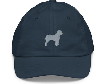 Lagotto Romagnolo kinderhoed, geborduurde unisex jeugdhonkbalpet, Romagnolo geschenken, 2-10 jaar oud.