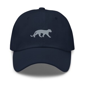 Panther hat, embroidered unisex baseball hat, panther lover hat, panther gifts, classic design.