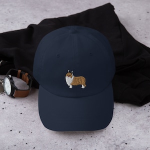 Collie hat, Rough collie hat, rough collie gifts, embroidered unisex baseball hat, rough collie mom dad hat.