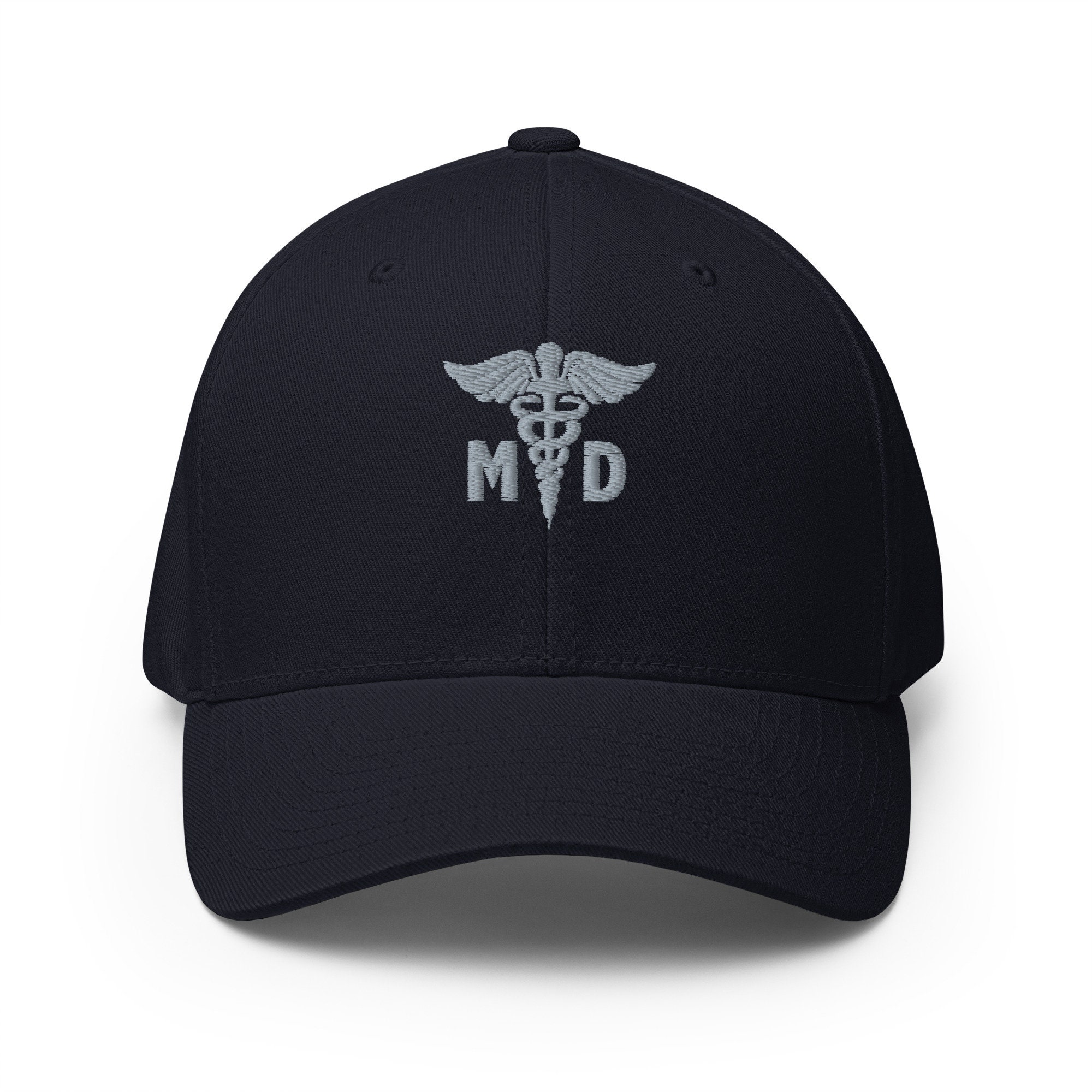 Doktorhut, medizinischer Symbolhut, Medizinstudierender, Abschlussgeschenke der medizinischen Fakultät, gestickter strukturierter Unisex-Hut.