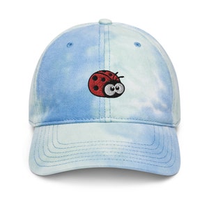 Chapeau de coccinelle, chapeau de coccinelle brodé Chapeau de teinture cravate, cadeaux de coccinelle, pour femmes, hommes, adultes. image 7