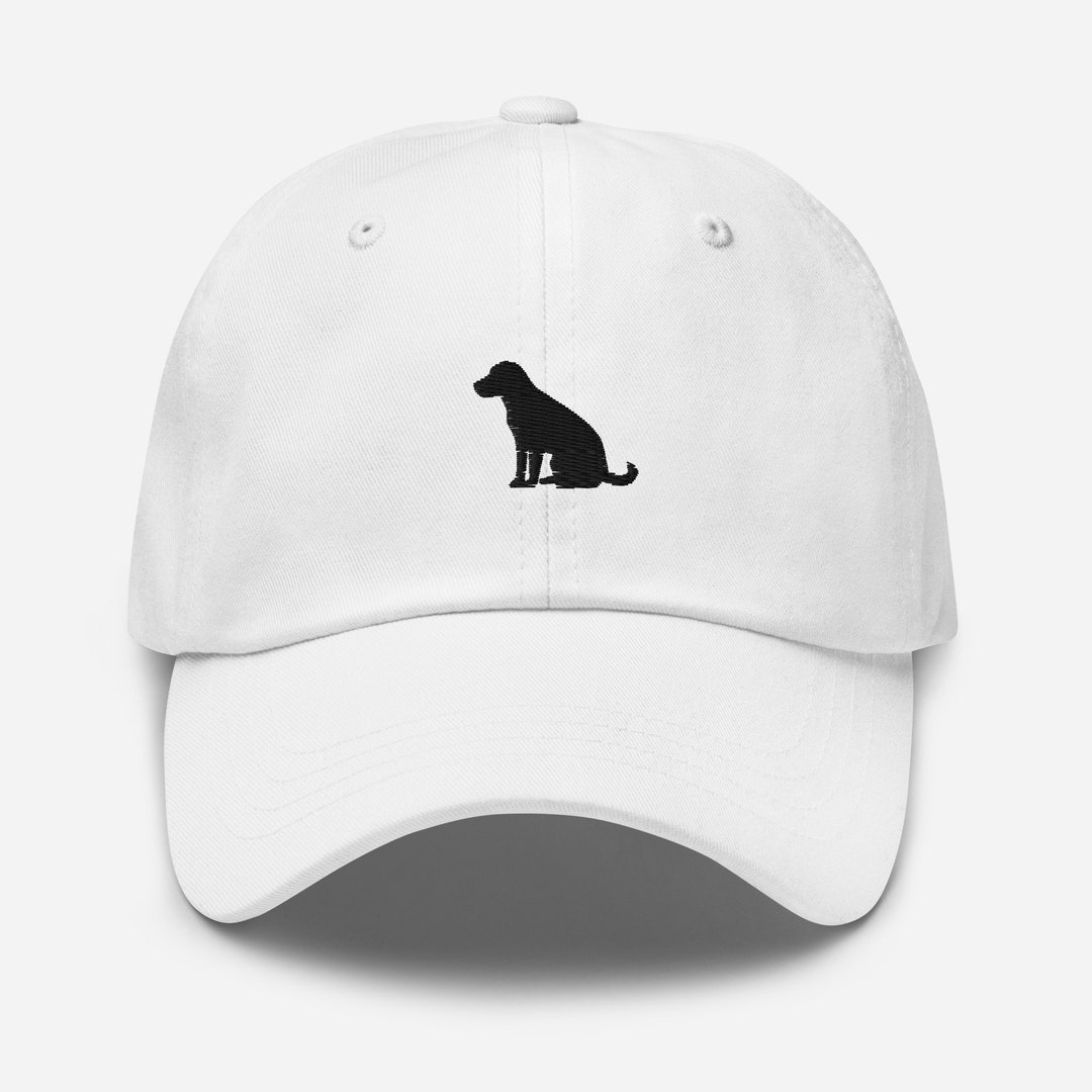Black Labrador Retriever Hat, Embroidered Unisex Baseball Hat, Black Lab Hat, Black Lab Mom Hat