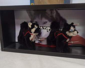 Steiff Black/White and Dogs 2 Piece Set