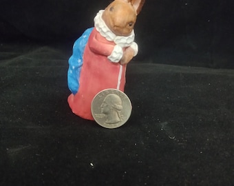 Original Rosemary Volpi Christmas Bunny, Rabbit