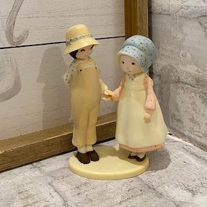 Vintage Holly Hobbie and Friends American Greetings Corp. Hard Plastic Cake Topper for Wilton Enterprises 206-100*Read full description