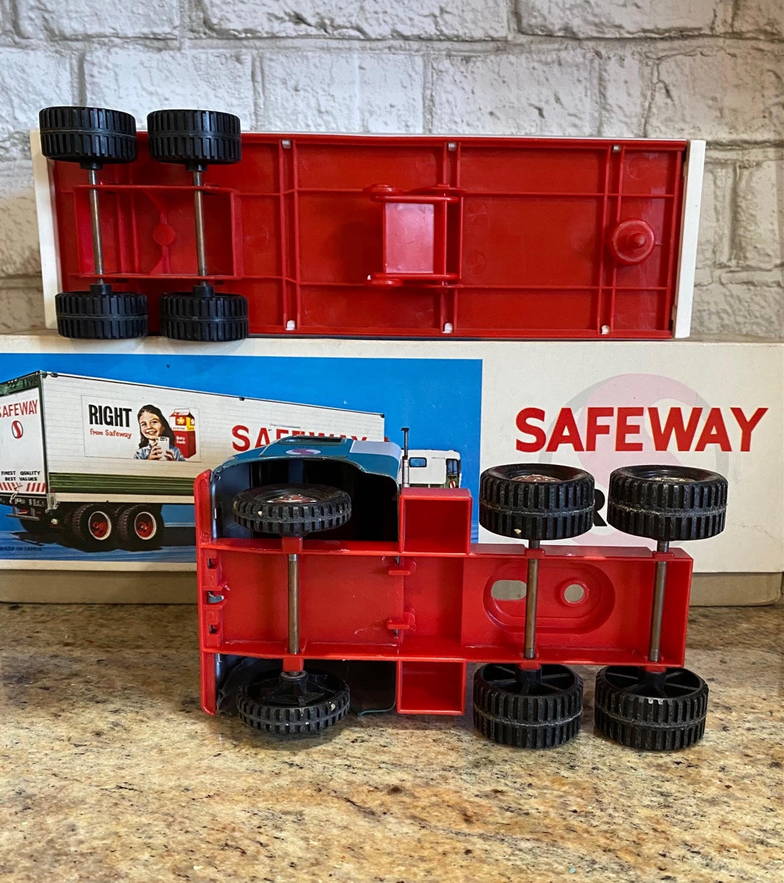 Vintage Safeway Toy Grocery Truck Tin Litho Made in Japan with Etsy