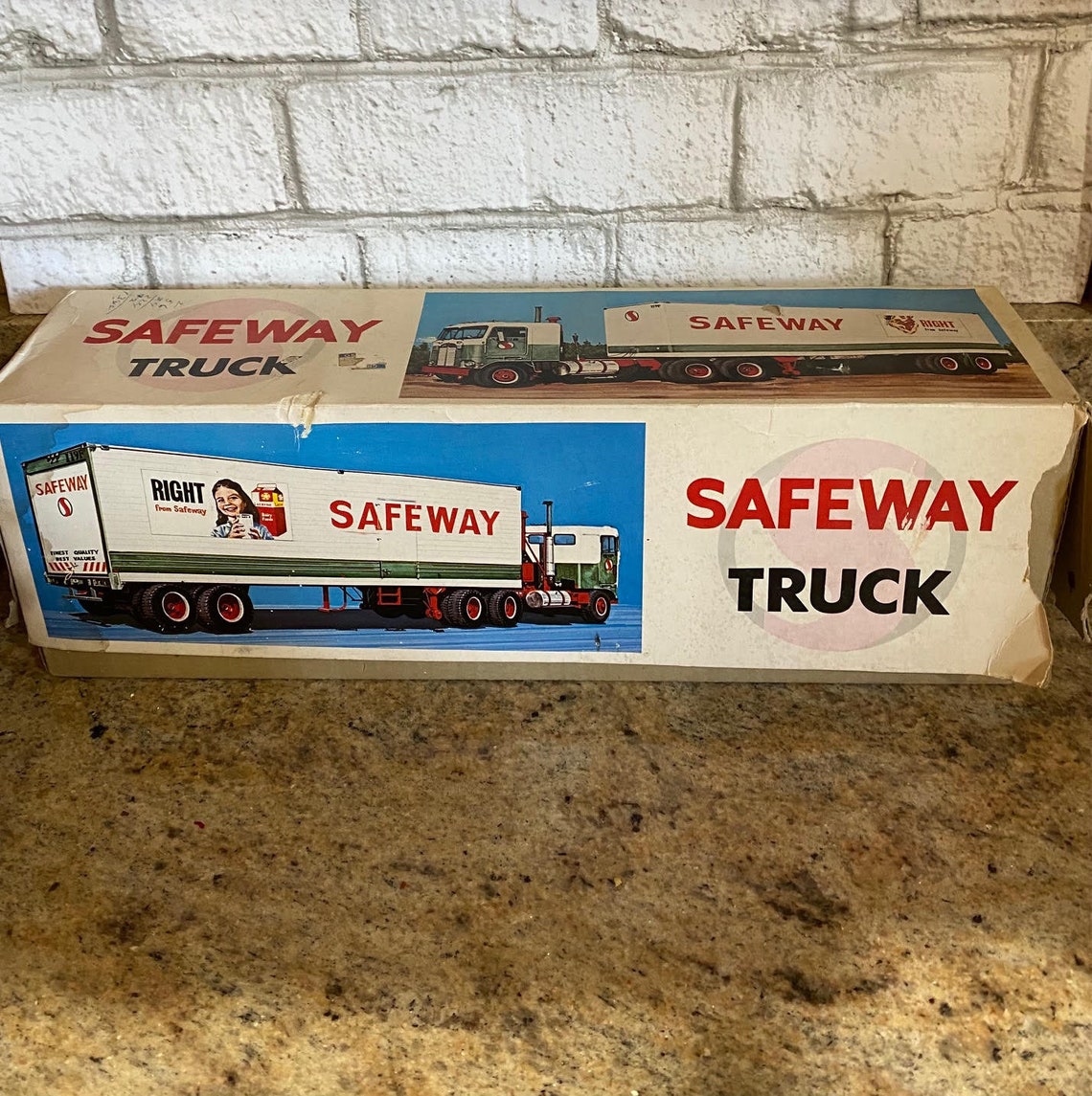 Vintage Safeway Toy Grocery Truck Tin Litho Made in Japan with Etsy