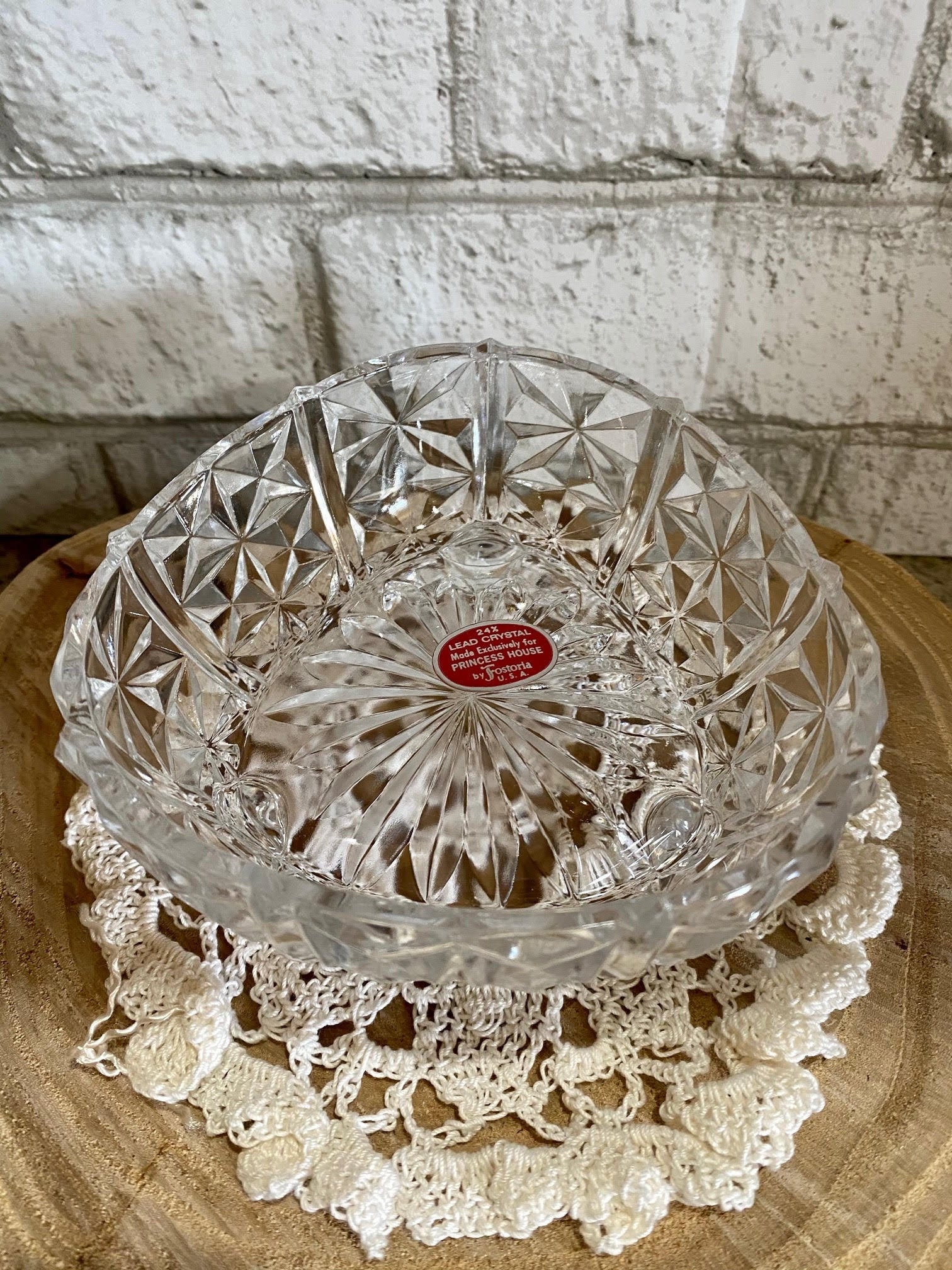 24% Lead Crystal Made Exclusively for Princess House by Fostoria