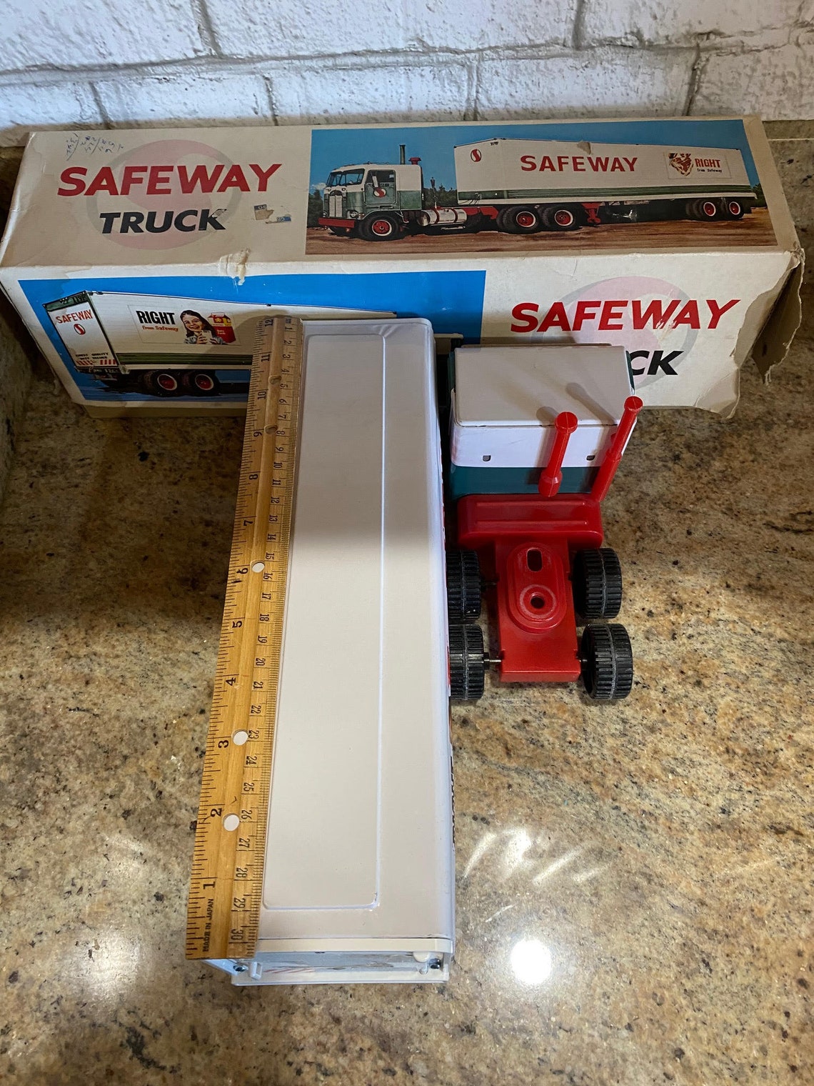 Vintage Safeway Toy Grocery Truck Tin Litho Made in Japan with Etsy