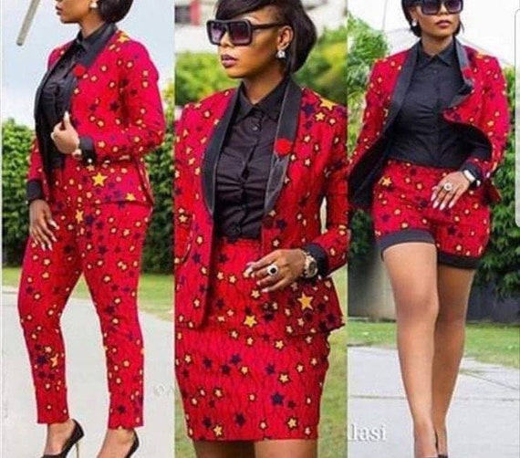 Exquisite And Dazzling Ankara Blazer Style That Classy Ladies Can Rock As  Work Attire